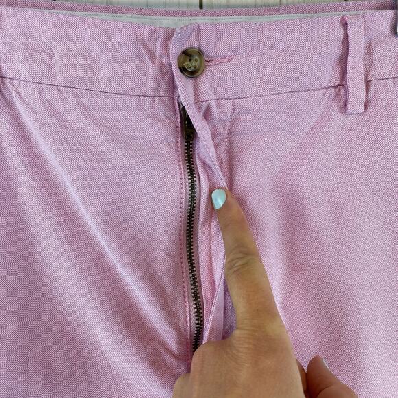 Polo Ralph Lauren Pink High Rise Classic Fit 9" Chino Short Mens Size 40 - Picture 5 of 11